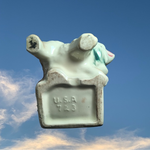 USA Ceramic cat planter - Picture 3 of 4